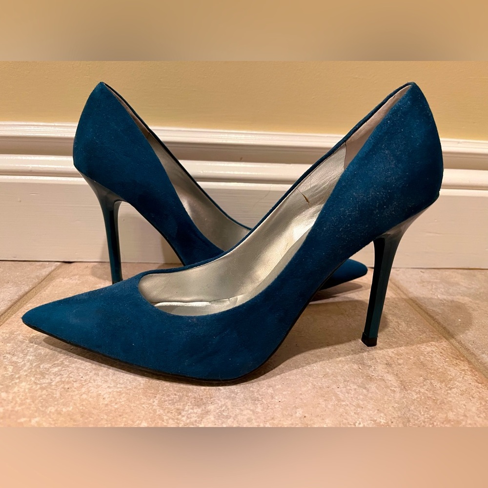 Guess Teal Blue Stiletto Heels